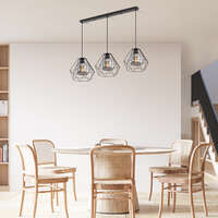 Dekorativna visilica crna 3H-3xE27 - Slika 4