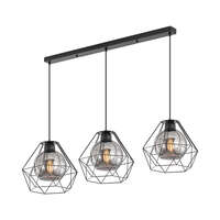 Dekorativna visilica crna 3H-3xE27