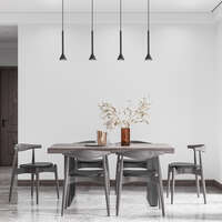 Dekorativna visilica crna 4H-4xGU10 - Slika 2