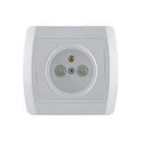 Dvopolna priključnica 16A/250V, 2P+E, zaštita od dodira, francuski standard, plastika Status