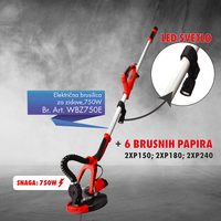 Električna brusilica za zidove WBZ750E