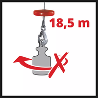 Električna dizalica 1.050W vitlo TC-EH 600 Einhell - Slika 8