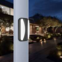 ELIPSA Zidna baštenska svetiljka crna 15W 4000K IP65 - Slika 5