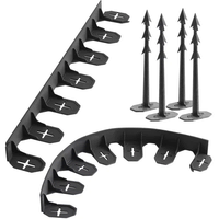 Graničnik za travnjak - crni 45mm x 4.8m - Slika 2