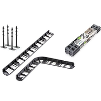 Graničnik za travnjak - crni 45mm x 8m