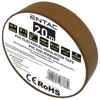 Izolir traka 20m 0.13x19mm braon Entac