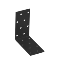 KM7 Crna montažna spojnica 80x80x40x2,0 mm