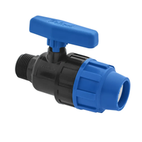 Kompresiona slavina PN 10 sa spoljnim navojem 32x1''