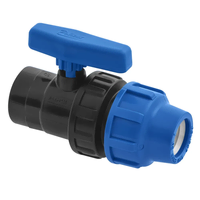 Kompresiona slavina PN 10 sa unutrašnjim navojem 20x3/4''