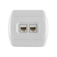 Komunikaciona priključnica RJ45 8/8 sa dva modula Cat6 UTP Royal - Slika 1
