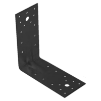 KP5 Crna ojačana spojnica 140x140x65x2,5 mm