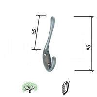 Kuka za kaput i šešir V55 MAT-HR 55X95MM DBP1