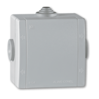 Kutija razvodna sa 3 uvoda Power 80x80 siva