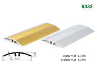 Lajsna prelazna ravna 8332 - srebrna