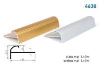 Lajsna za stepeništa i keramiku 4630 - zlatna