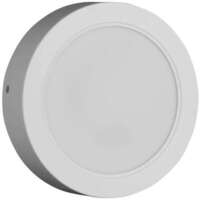 LED panel okrugli nadgradni 18W plastični 6400K