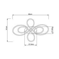 Led plafonjera bela 65W sa daljinskim upravljanjem IP20 - Slika 2