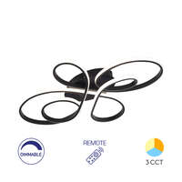 Led plafonjera crna 65W sa daljinskim upravljanjem IP20 - Slika 5