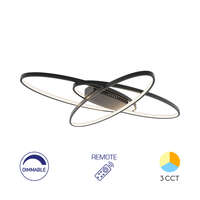 Led plafonjera crna 72W sa daljinskim upravljanjem IP20 - Slika 7