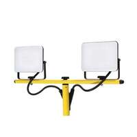 LED reflektor na stativu 6500K IP44 crno-žuti 3200lm 2x50W