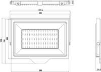 LED reflektor Slim SMD 150W CW 6400K - Slika 3