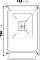 LED reflektor tanki 4000K 30W - Slika 4