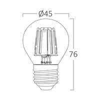 LED sijalica 4W E27 2700K - Slika 4