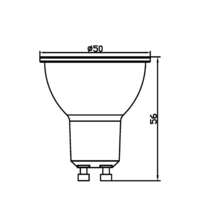 LED sijalica 7W 3000K GU10 - Slika 4
