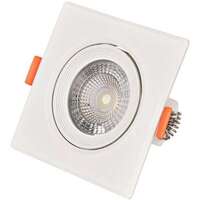 LED ugradna kvadratna spot lampa 5W 4000K Bela