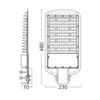Led ulična svetiljka ST83 100W 4000K IP66 - Slika 5
