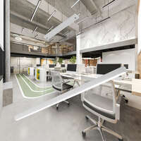 Led visilica, bela, 30W 3U1 - Slika 2