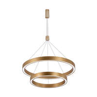 Led visilica, okrugla zlatna, 65W-3U1