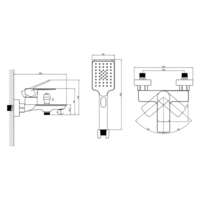 Slavina za kadu SENA 001 LINNI - Slika 4