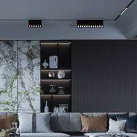 Magnetna linearna svetiljka 12W 3000K crna - Slika 2