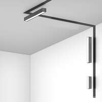 Magnetna linearna svetiljka 36W, 3000K, crna - Slika 2