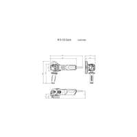 Maraton brusilica 125mm 900W W 9-125 Quick Metabo - Slika 4