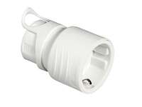 Natikač šuko 16A 250V (kuplung) beli