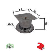 Nogica za nameštaj N30 HR 50/FI70/65X55MM OPD