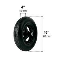 Gradjevinska kolica sa dva točka 118L ojačana Truper - Slika 2