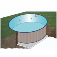 Ovalni montažni bazen GRE ukopni 700x320x150 - 10 m3 filter - Slika 5