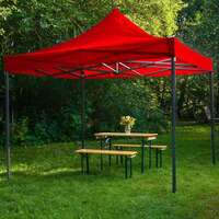 Paviljon  baštenski sklopivi 3x3m Crveni