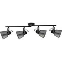 Plafonska Spot lampa Maya 4xE14 Crna