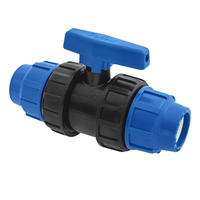 Poliext kompresiona slavina PN 10 40x40mm