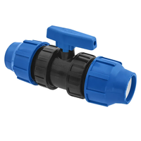 Poliext kompresiona slavina PN 10 50x50mm