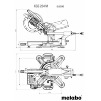Potezno - klatni ger KGS 254 M 1800W Metabo - Slika 9