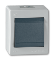 Prekidač naizmenični Power 10A/250V PVC siva