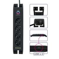 Prenaponska prenosna utičnica 4G 2m crna - Slika 2