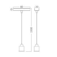 Pribor za viseću montažu crni - Slika 3