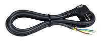 Prikjučni kabl crni H05VV-F 2m 3500W Commel