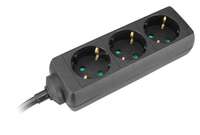 Produžni kabl 3G H05VV-F crni 1.4m